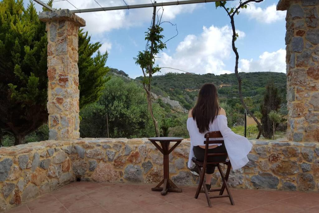 Ktima Sfakia Villa Kéfalos Exteriör bild